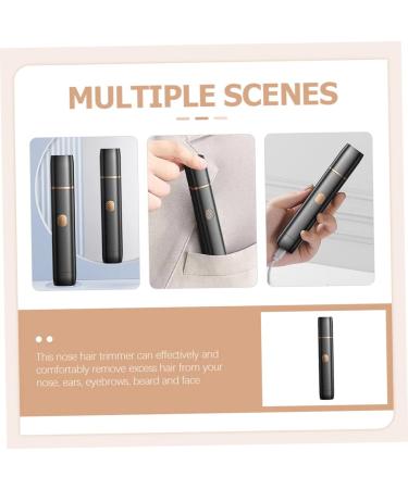 Buy Hemoton Nose Hair Trimmer - Dual Blade Portable Electric Face Trimmer | Waterproof Keychain Design for Men - Buy Online on SooperMarket.com