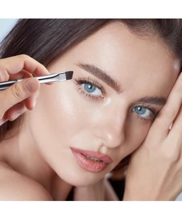 Precision Eye Makeup Brushes Set - Angled Eyebrow, Eyeliner, Slanted Brushes - 5PCS Kit - Buy Online on SooperMarket.com