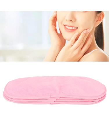 5pcs Coral Fleece Makeup Remover Towels - Reusable Microfiber Face Cloths for Home & Beauty Salon | Skin Friendly & Washable for Mascara Eyeliner Foundation Lipstick - Buy Online on SooperMarket.com