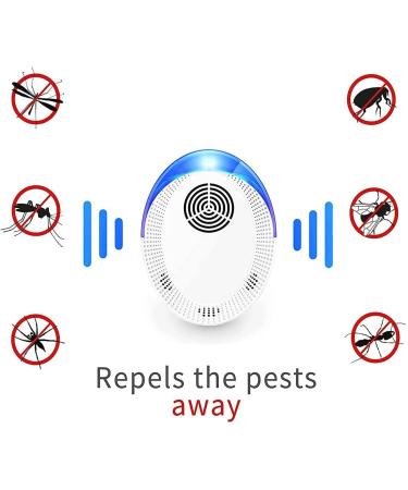 Ultrasonic Pest Repeller 6 Pack - Electronic Rodent & Insect Control for Home, Kitchen & Warehouse - Buy Online on SooperMarket.com