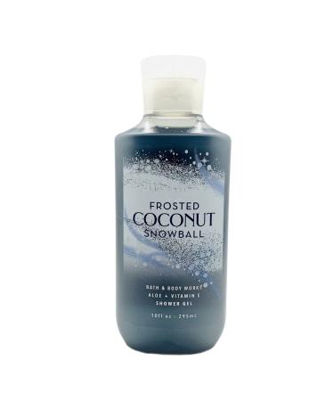 Bath and Body Works Frosted Coconut Snowball Shower Gel 10 Ounce Full Size