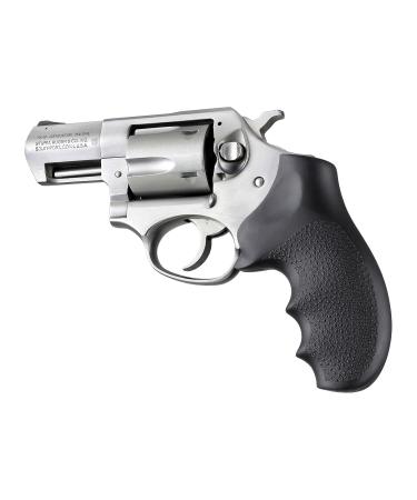 Hogue 81000 Ruger SP101 Rubber Grip with Finger Grooves,Multi , Black