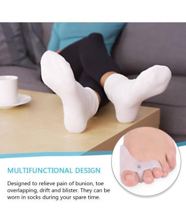 Silicone Hallux Valgus Correction Toe Separators - Bunion Pads for Pain Relief and Bunions Correction - Universal Size - Buy Online on SooperMarket.com