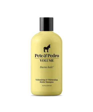 Pete & Pedro VOLUME - Volumizing & Thickening Biotin Hair Strengthening Men's Shampoo | As Seen on Shark Tank  8.5 oz. c) Volume Biotin Shampoo