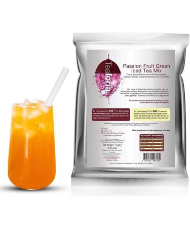 Ultimate Bubble Iced Tea Kit Passion Fruit - Featuring Mango and Bluberry Juice Pobbles and Colourful Compostable Straws - Buy Online on SooperMarket.com