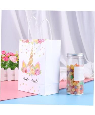HOMSFOU 20 Pcs Paper Gift Bag Unicorn Gift Bag Unicorn Candy Bag Paper Candy Bag Unicorn Paper Bag Tote Bag Customized - Buy Online on SooperMarket.com