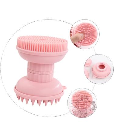Angoily 1pc Three-in-one Bath Scalp Silica Gel Pink Washbasin - Buy Online on SooperMarket.com
