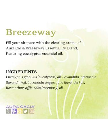 Aura Cacia Breezeway Essential Oil Blend - GCMS Tested for Purity, 15ml | Aromatherapy Oil - Buy Online on SooperMarket.com