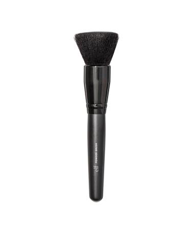 eleven.Powder Brush vegan make-up tool contoured and modeled professionally for wet and dry products vegan & animal test-free black 1 pack