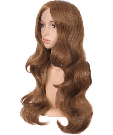 MapofBeauty Charming Long Wavy Synthetic Party Wig for Women - Light Brown - Buy Online on SooperMarket.com