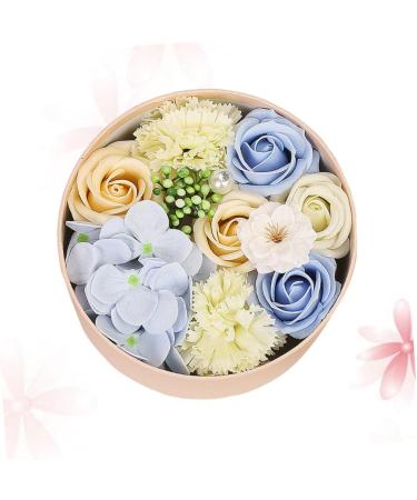 FRCOLOR 2 Pcs Soap Flower Gift Rose Soap Flowers Natural Bar Soap Natural Preserved Rose Soap Romantic Gift Rose Essential Oil Soap Rose Flower Petals Bar Soap Natural Flower Box Christmas - Buy Online on SooperMarket.com