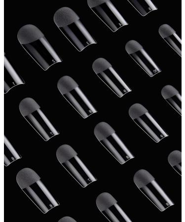 CHUCHU Soft Soak off Gel Tips 552Pcs Medium Square Clear Nail Tips for Acrylic Nails - 12 Sizes - Buy Online on SooperMarket.com