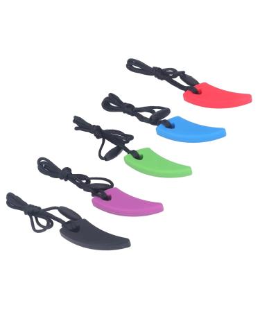 Buy Chew Collar Safety 5 Pack | Tooth Shape Silicone Sensory Relief for Anxiety | Heat Resistant | Worldwide Shipping - Buy Online on SooperMarket.com