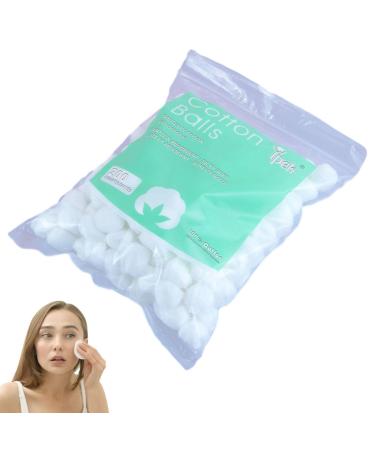 Virtcooy Cotton Balls | Natural Cotton Balls for Nail Polish Remover Home Necessary Absorbent Delicate Lightweight for Sensitive Skin Household Needs Outdoor Travel Use 2. About 200 Grains (Approximately 0.5 Grams)