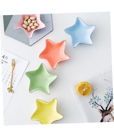 MAGICLULU Games Elderly 3 Pcs Sauce and Vinegar Dish Ceramics Flower Sauce re-usable Household Dipping Dish 11X11X3.2CM Assorted Color - Buy Online on SooperMarket.com
