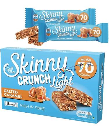 Skinny Crunch Light Salted Caramel 5x 19g Bars - Pack of 2 - Buy Online on SooperMarket.com