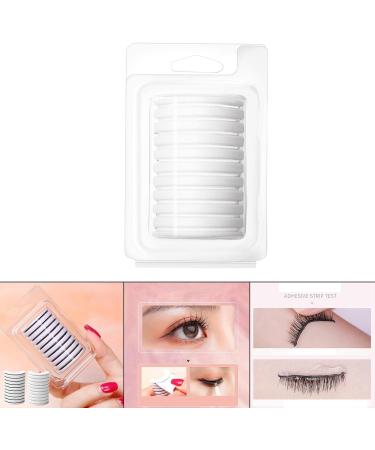 MERIGLARE 10 Pieces Self Glue Strips Glue False Lash Strips for All Strip Lashes Clear - Buy Online on SooperMarket.com