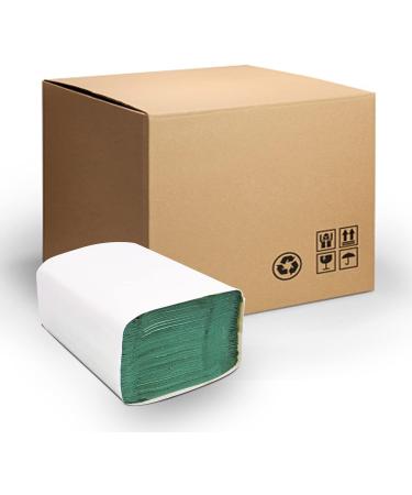 Defacto 5000 Zigzag Paper Towels - 25x23 cm Folding 1 Layer Green - Ideal for Donors - Buy Internationally - Buy Online on SooperMarket.com