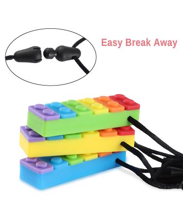 Rainbow Sensory Chewing Chain Set (4 Pieces) - Oral Motor Skills Autism & ADHD Solutions Bite Ring & Chewing Trailer - Buy Online on SooperMarket.com