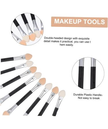 MUSISALY 20pcs Latex Eye Shadow Stick Sponge Tipped Dual Sided Eyeshadow Brush Eye Makeup Plastic - Buy Online on SooperMarket.com