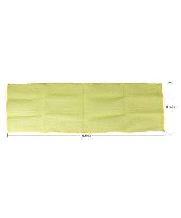 KAKOOI Long Exfoliating Nylon Bath Cloth/Towel - Magic Shower Washcloth for Body - 35 inches - Yellow - Buy Online on SooperMarket.com