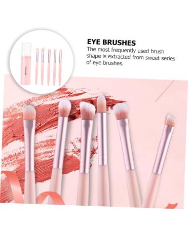 Buy Eye Shadow Brush Set - Eyeliner & Makeup Brush Holder Kits | Pink ABS Handle | International Shipping - Buy Online on SooperMarket.com