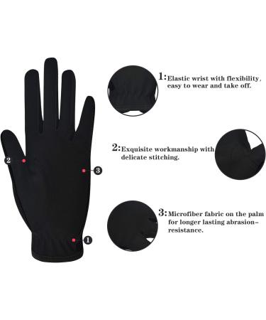 ChinFun Kid's Horse Riding Gloves Black L (Age 10-12) | Anti-Slip Equestrian Mittens for Boys & Girls | Ideal for Horseback Riding, Cycling, Running & Outdoor Activities - Buy Online on SooperMarket.com