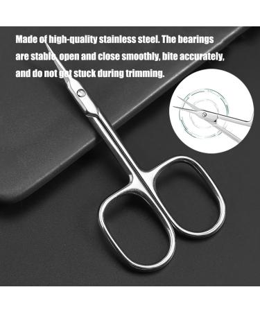 Cuticle Scissors Stainless Steel Small Manicure Scissors Nail Scissors for Women Professional Nail Scissors for Trimming Eyebrows Nose Hair Finger & Toe Nail Care - Buy Online on SooperMarket.com