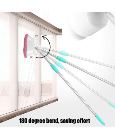 Telescopic Cleaner Mopping Mop Ceiling for Door Floor Window(Rose red) - Buy Online on SooperMarket.com