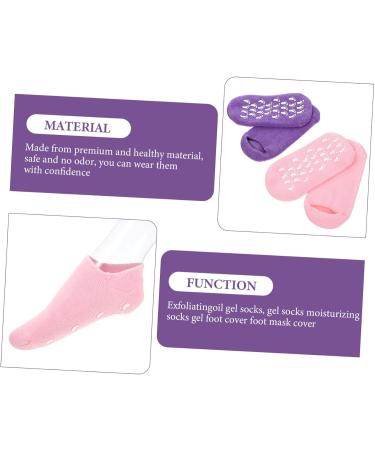 minkissy Shopping Cart 4 Pairs Gel Socks Vegetable Gel Care Products Miss Household Skincare Products - Buy Online on SooperMarket.com