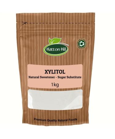 Xylitol Sweetener 1kg by Hatton Hill Natural Sweetener Sugar Substitute Gluten Free Keto Friendly Non-GMO