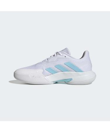Adidas Women's Courtjam Control Tennis Shoes - Ftwr White/Bliss Blue - Size 37 1/3 EU - International Shipping Available - Buy Online on SooperMarket.com