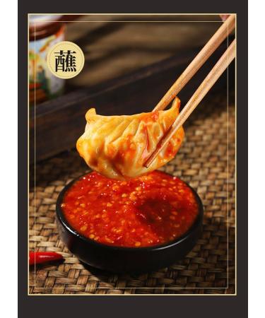 Garlic and chili sauce 200g/can handmade chili sauce in China main course and side dishes rice toppings ready to eat food special spicy chili sauce black bean sauce (1 can) - Buy Online on SooperMarket.com