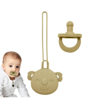 IDEZEK Schnulleretui and clip set-Safe Schnulleretui Set |Baby accessories for girls and boys to picnic go for a walk shop and camping