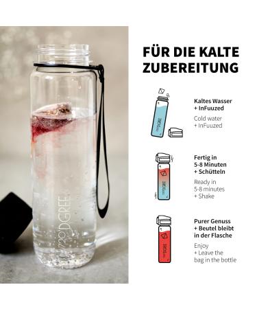 720 DGree Infuuzed Raspberry - Sugar-Free Calorie-Free Drink Alternative - 20 Bags (10+ Liters) - Perfect for Bottles - Buy Online on SooperMarket.com