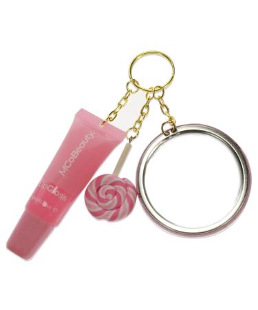 MCoBeauty Oh Sweetie Keyring - Lip Gloss & Mirror Set | Hydrating Candy Scent | Flawless Application | 0.34 Oz - Shop Internationally - Buy Online on SooperMarket.com