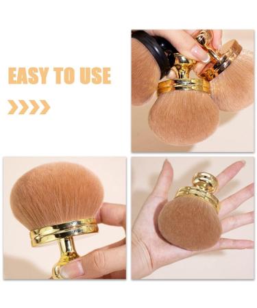 NOLITOY Golden Makeup Brush Set - Travel Foundation Blush Loose Powder & Concealer Brushes for Women | Premium Cosmetic Tools for Flawless Beauty - Buy Online on SooperMarket.com