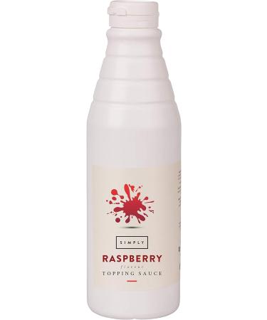 Simply Raspberry Topping Sauce - Dairy Free Dessert Sauce for Ice Cream, Waffles, Pancakes, Coffee & Milkshakes - 1kg (Pack of 1) - Buy Online on SooperMarket.com