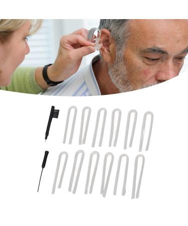 Hearing Aid Hoses & Amplifiers | HDO Model Otoplasty Molded Tubes & Cleaning Brush | Transparent Replacement Listening Tube - Buy Online on SooperMarket.com