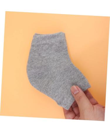 PLAFOPE 4 Pairs Anti-Crack Socks Feet Care Socks Men Socks Gel Spa Socks Heel Sleeves Ankle Socks Spa Gel Socks Anti Crack Heel Socks Mens Sock Feet Repair Socks Foot Socks Man Socks - Buy Online on SooperMarket.com