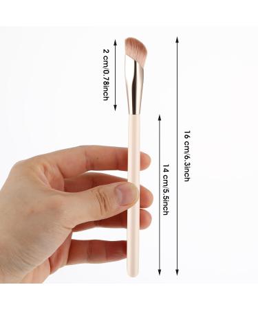 Angled Concealer Brush for Perfect Under Eye & Nose Contouring | Makeup Blending Tool for Liquid Foundation & Cream | Beauty Accessories - Buy Online on SooperMarket.com