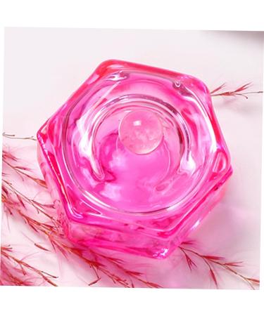 FRCOLOR 10 Pcs Drill Bits for Nails Monomer Dish with Lid Acrylic Nail Tools Acrylic Powder Holder Liquid Monomer Dish for Acrylic Nails Acrylic Liquid Holder Glass Vegetable Bowl Pink 4.3x4.3cmx5pcs Pinkx5pcs - Buy Online on SooperMarket.com