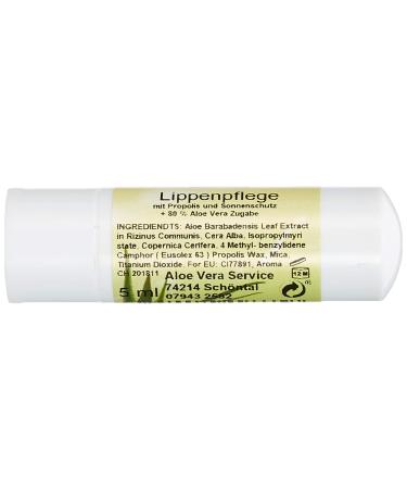 Aloe Vera Gold Lip Care Stick - Pack of 5 (5 x 5 ml) | Moisturizing & Soothing Lip Balm for Dry Lips | International Shipping Available - Buy Online on SooperMarket.com