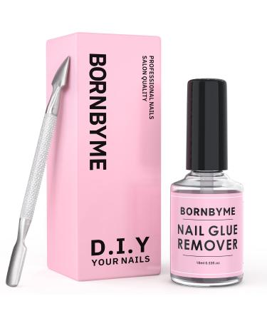 Nail Glue Remover BORNBYME Nail Remover for Press on Nails Acrylic Fake Flase Nails