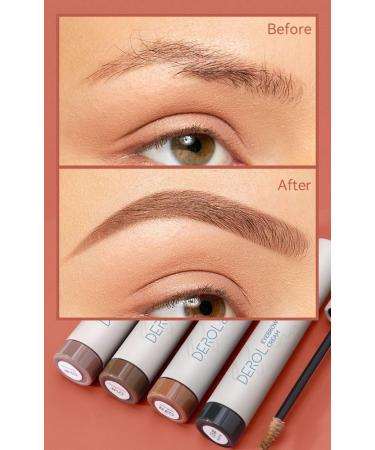 Tinted Brow Gel Brow Wax Vegan Waterproof Brow Wax (Khaki brown) - Buy Online on SooperMarket.com