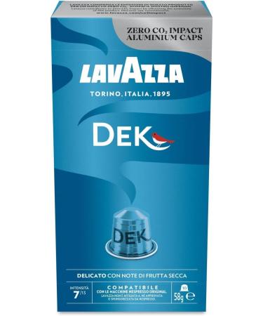 Nespresso Compatible Lavazza Dek 10 Aluminium Coffee Capsules (2) - Buy Online on SooperMarket.com