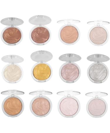 Highlight Powder Palette Professional Shimmer Glitter Face Highlighter Makeup Facial Brightening Shimmer Powder for Makeup styles 1 - Buy Online on SooperMarket.com