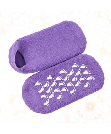 Shop Moisturizing Gel Socks for Women - Cracked Heels Treatment | Miss Foot Spa Violet - Buy Online on SooperMarket.com