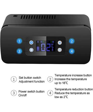 Mini Fridge Insulin Cooler Built in Rechargeable Lithium Battery Suitable for Insulin Serum Eye Drops Storage Travel Airplane 220V-Battery*1 Battery*1 220v - Buy Online on SooperMarket.com