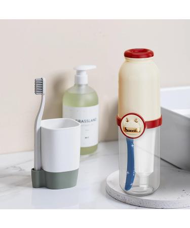 Finlalo Travel Case for Toothbrushes | Portable Toothpaste Container & Holder | Ideal for Travel Camping School & Business - Buy Online on SooperMarket.com